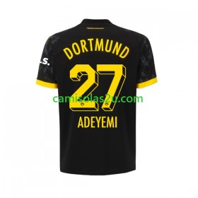 Camisolas de futebol Borussia Dortmund Karim Adeyemi 27 Equipamento Alternativa 2023/24 Manga Curta